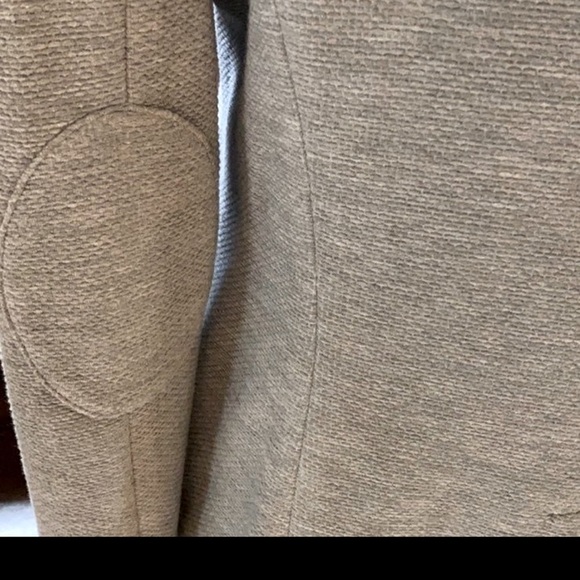 Tommy Hilfiger Pinstripe One-Button Patch Sleeve Gray Blazer SZ 14 - Picture 3 of 10